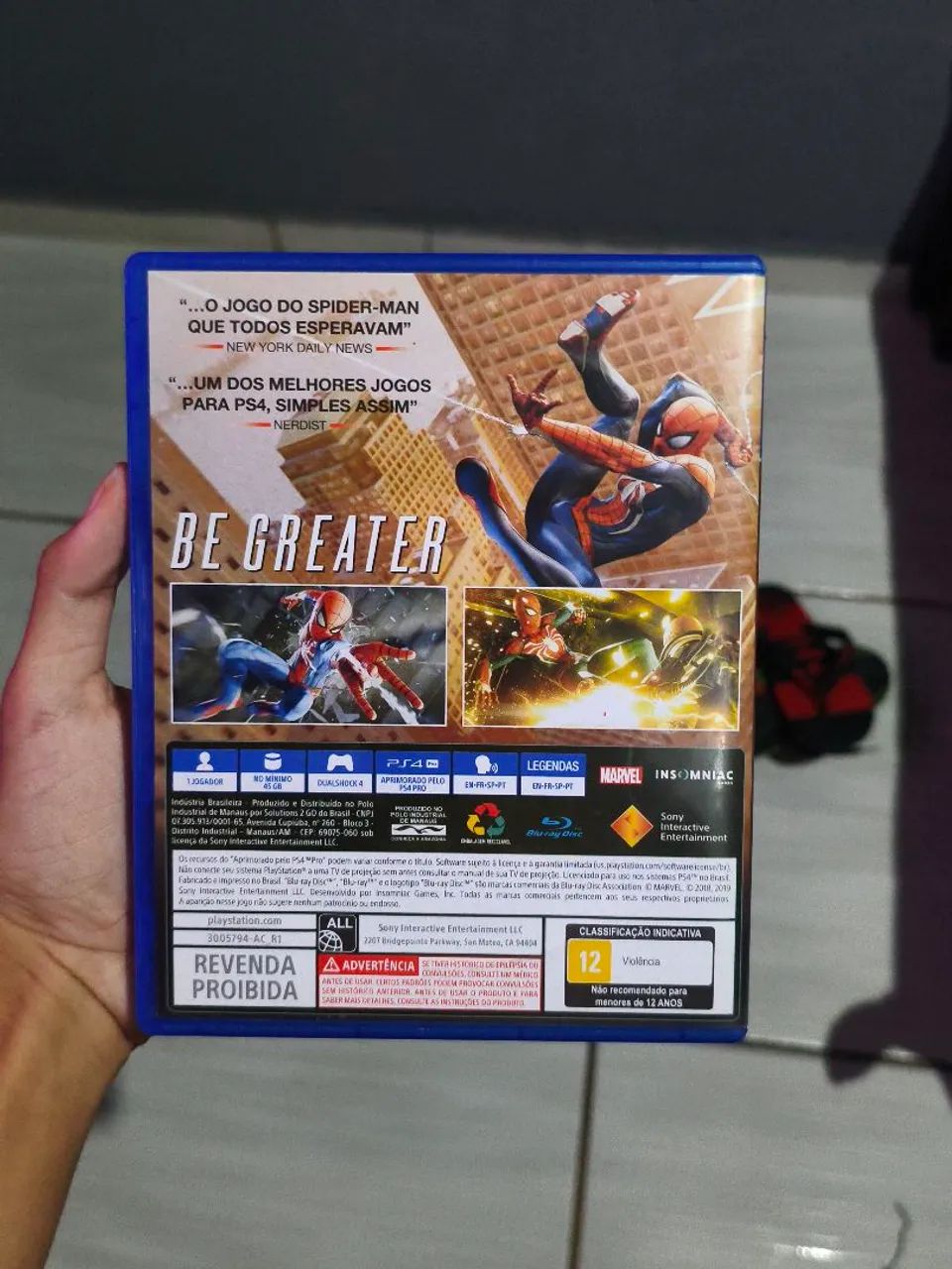 Jogo Spider Man PS4 Completo usado - Foto 2
