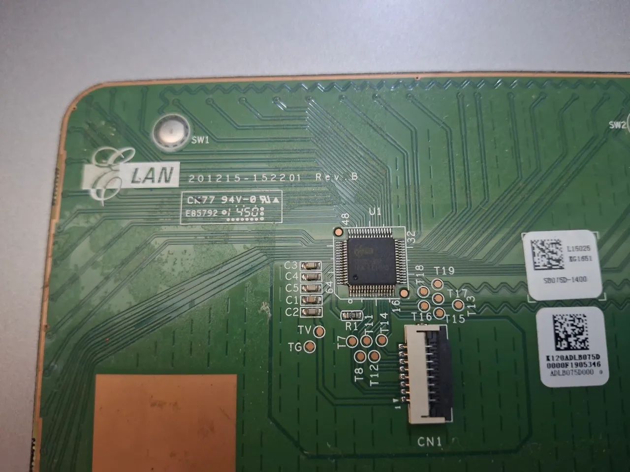 Touchpad Notebook Dell Vostro Original Cinza escuro  - Foto 4