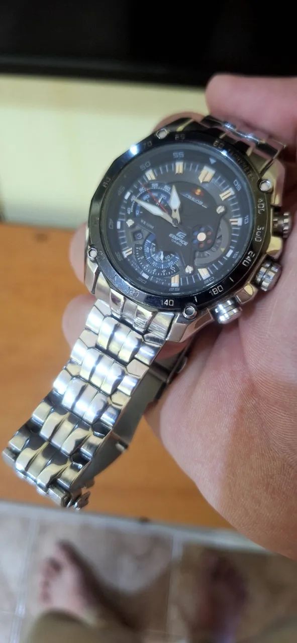 Relógio Casio Edifice Ef-550rbsp Red Bull  Original  - Foto 5