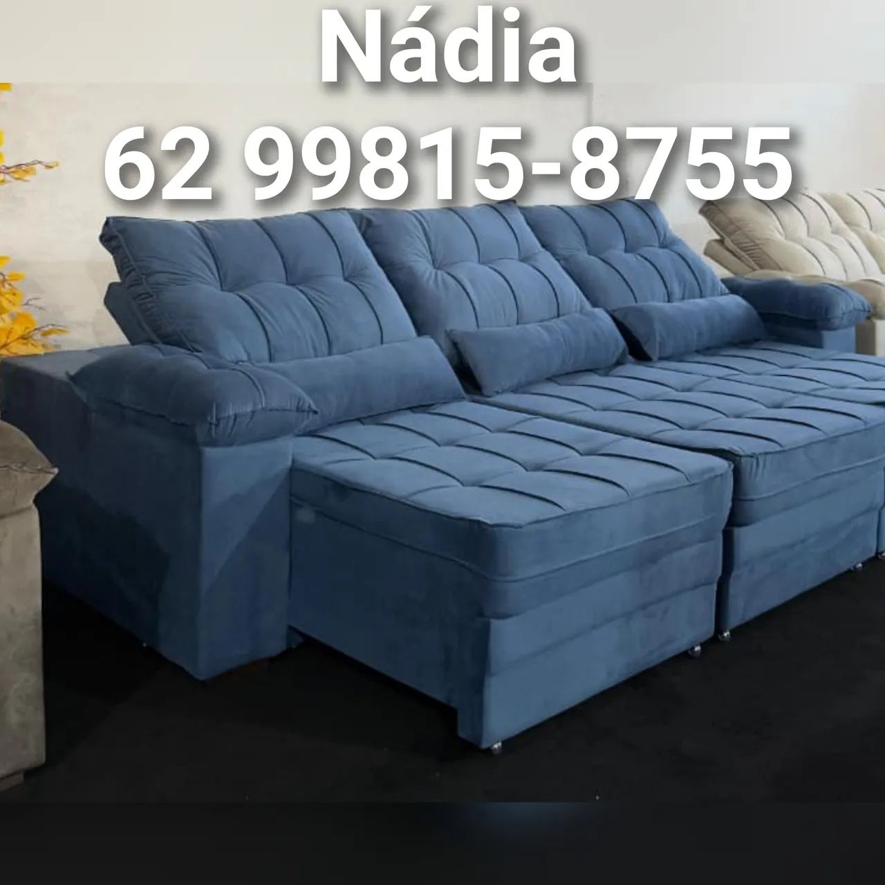 SOFÁ RETRÁTIL e RECLINÁVEL DISPONÍVEL 