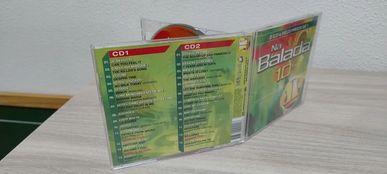 CD Duplo Na Balada 10 Jovem Pan  - Foto 4