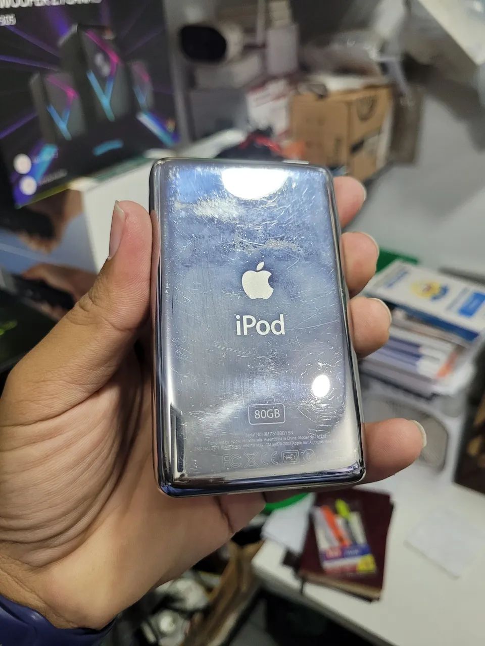 iPod Classic 80GB Prata Original Apple Excelente Estado