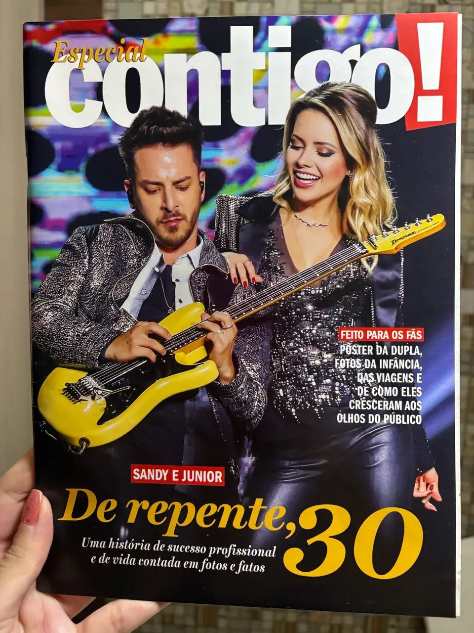 Revista Contigo - Edição Especial Sandy e Júnior 