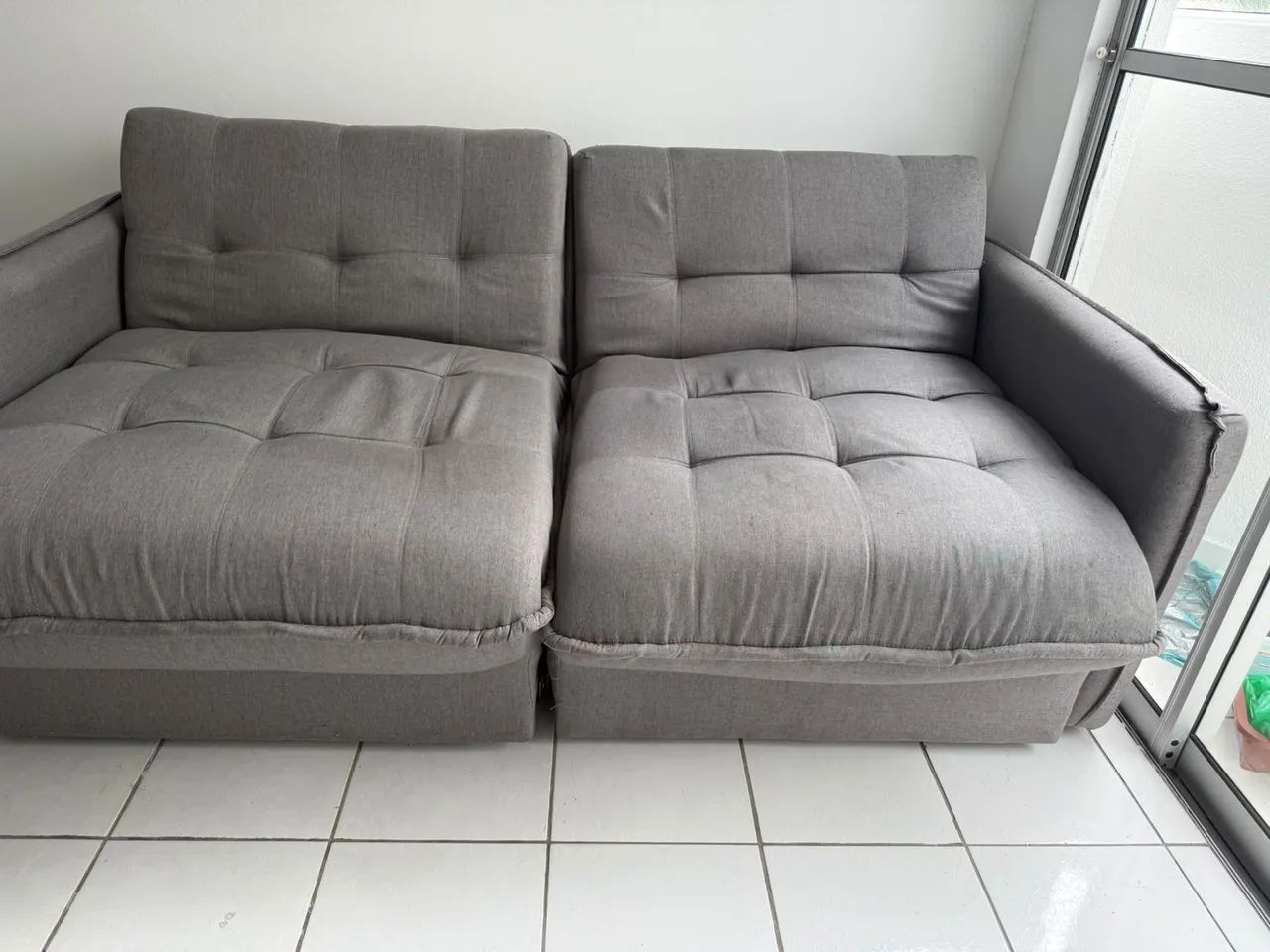 Sofá Cama - estado de usado - Foto 4