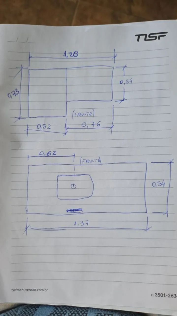 01 Pedra Granito c/cuba + 1 Peça L - Foto 4