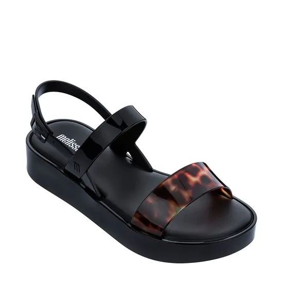 Melissa Lip Platform Preta Tartaruga (tortoise) 