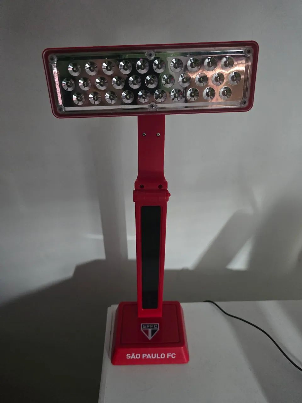 Luminária Mesa SPFC - Pilha ou USB