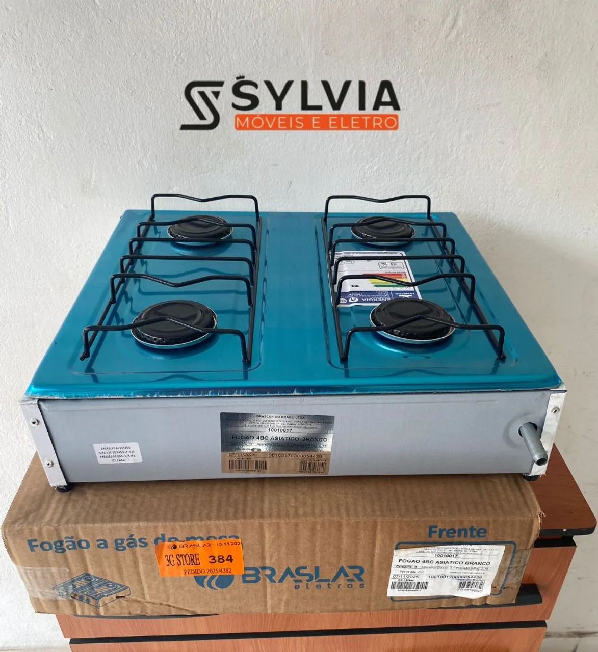 Fogão braslar Cooktop Branco  - Foto 4