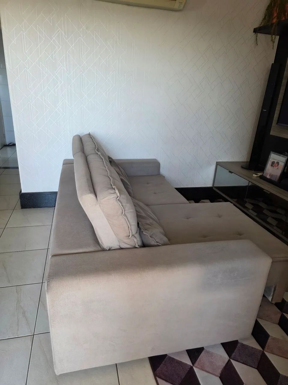 Sofá cinza retrátil  - Foto 4
