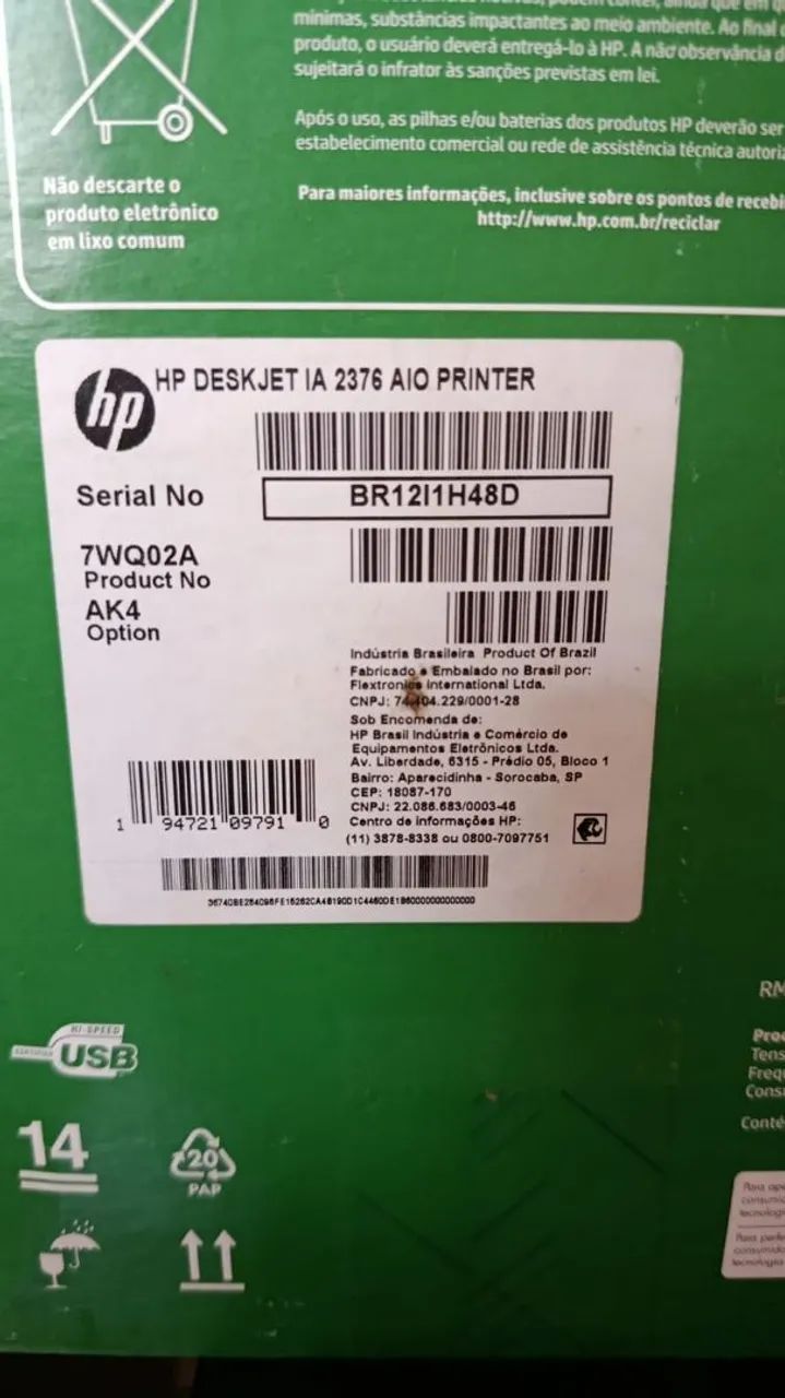 Impressora Multifuncional HP DeskJet Ink Advantage 2376 - Foto 4
