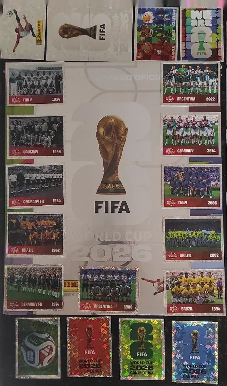 Todas figurinhas do Álbum da Copa + Brinde - Foto 2