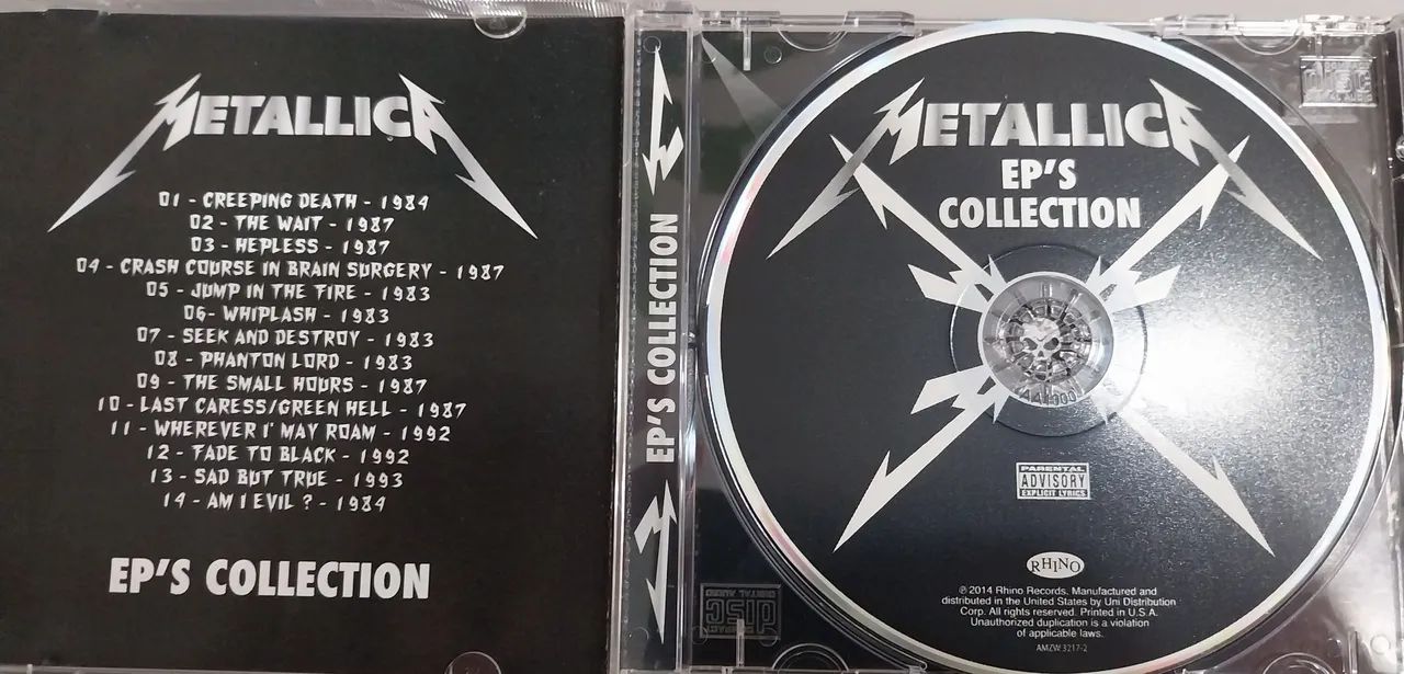 CD Metallica-Ep's Collection - Foto 4