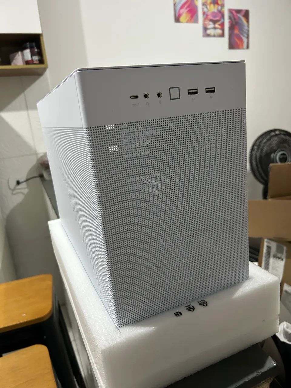 Gabinete branco asus prime case - Novo. sem uso