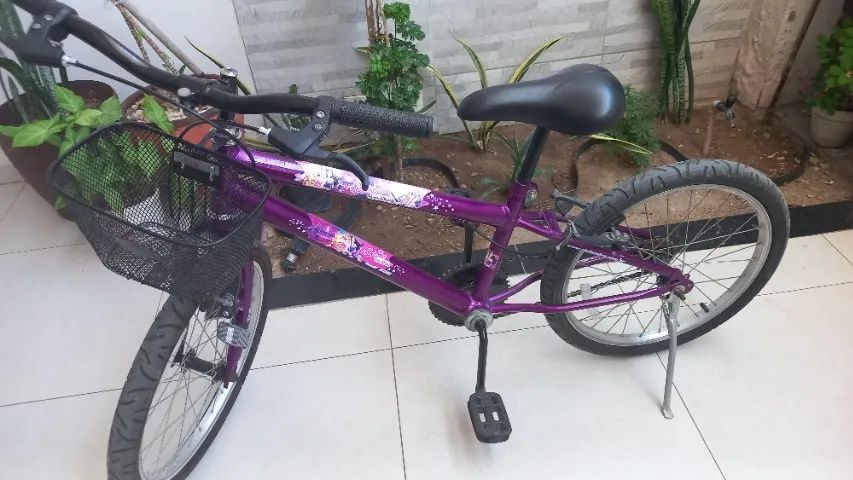 Bicicleta infantil Aro 20 Lilas - Foto 5