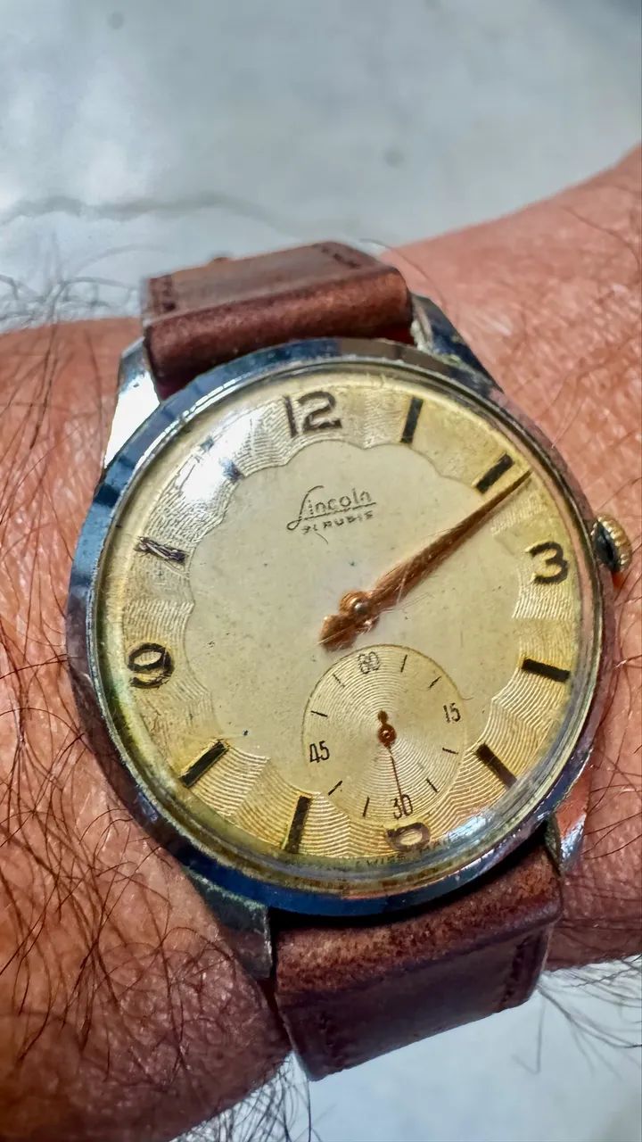Relógio Vintage Lincoln 