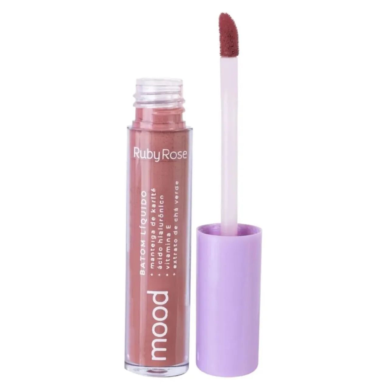 Batom Liquido Ruby Rose Mood Nude (10 Empathy) - Foto 3