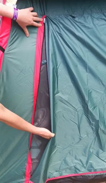 Barraca Acampamento Camping 5 Pessoas Impermeável 1500mm Verde-musgo - Foto 6