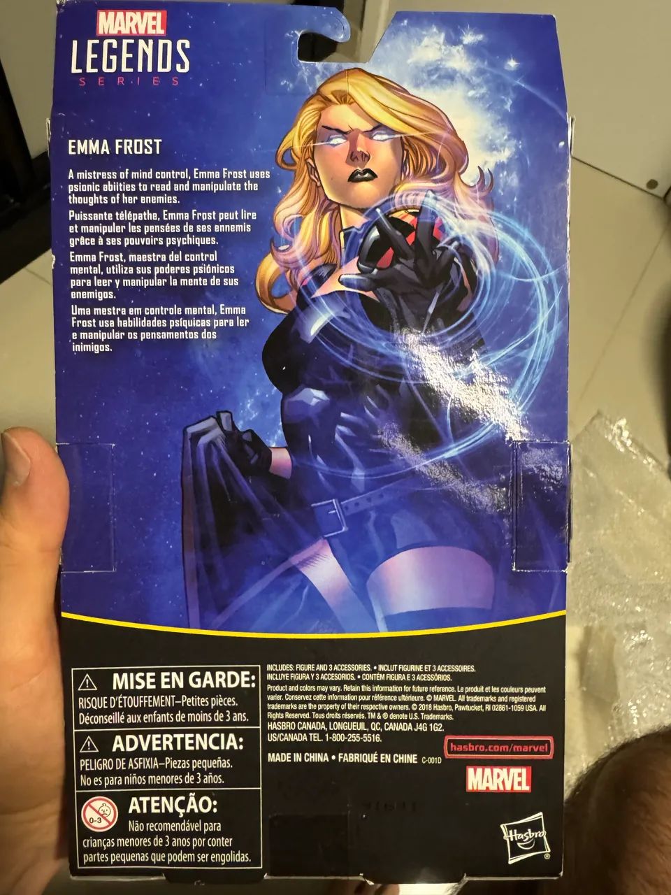 Marvel Legends Walgreens Emma Frost Black Queen 6" - Foto 5