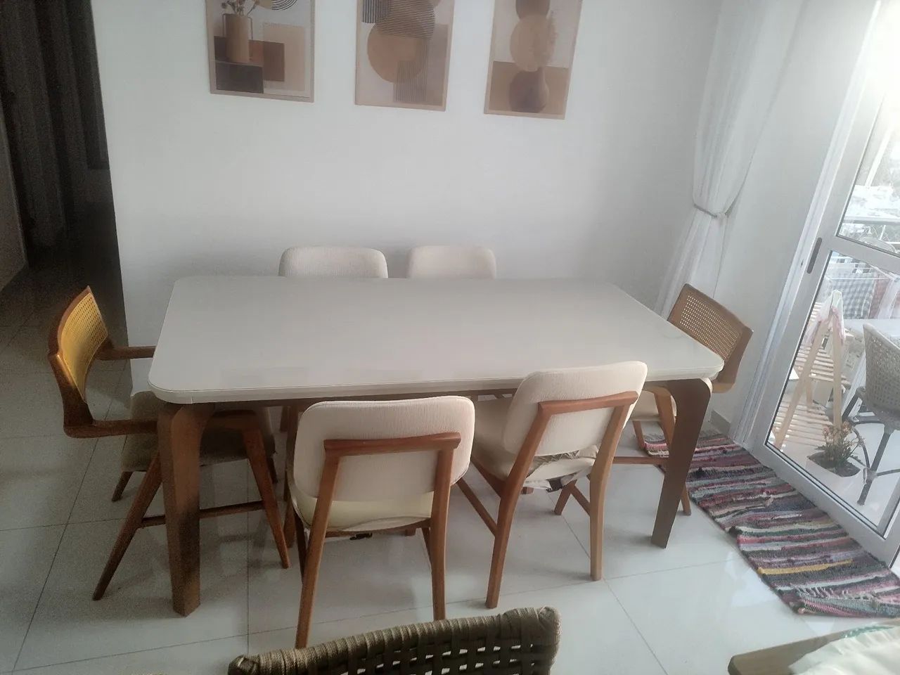 Mesa da jantar com 8 cadeiras - Foto 2