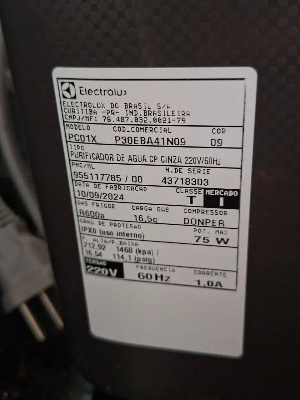 Purificador Electrolux compressor  - Foto 4