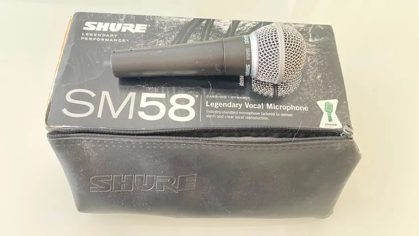 Microfone Shure SM58 (Original) - Foto 3