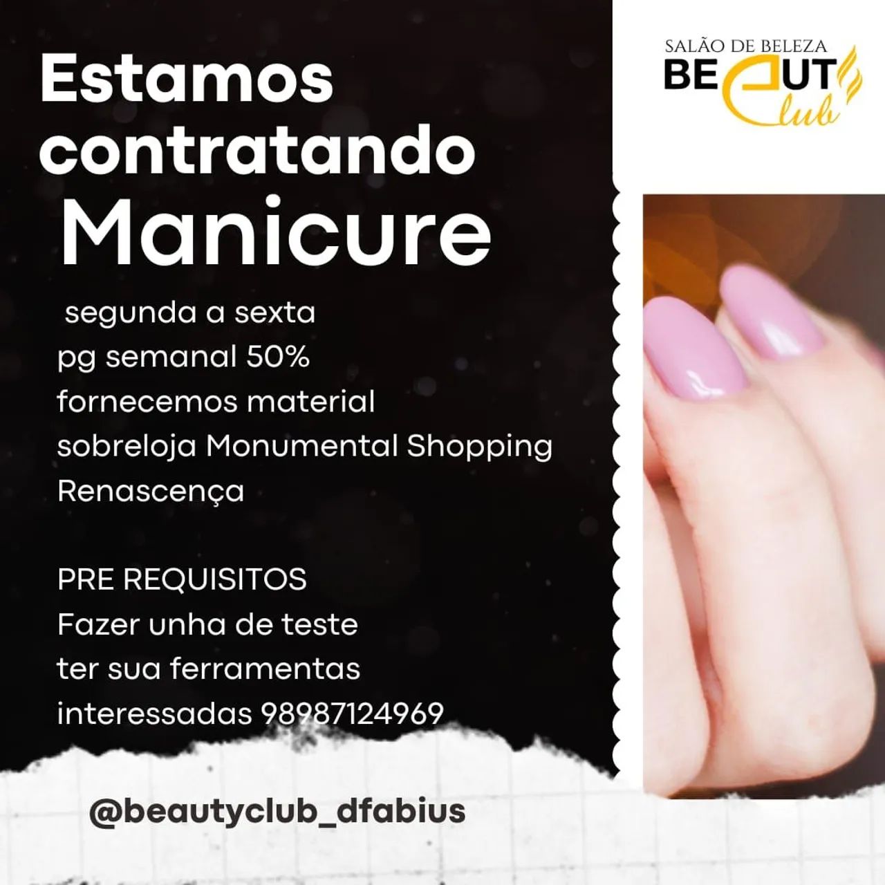 Vaga manicure 