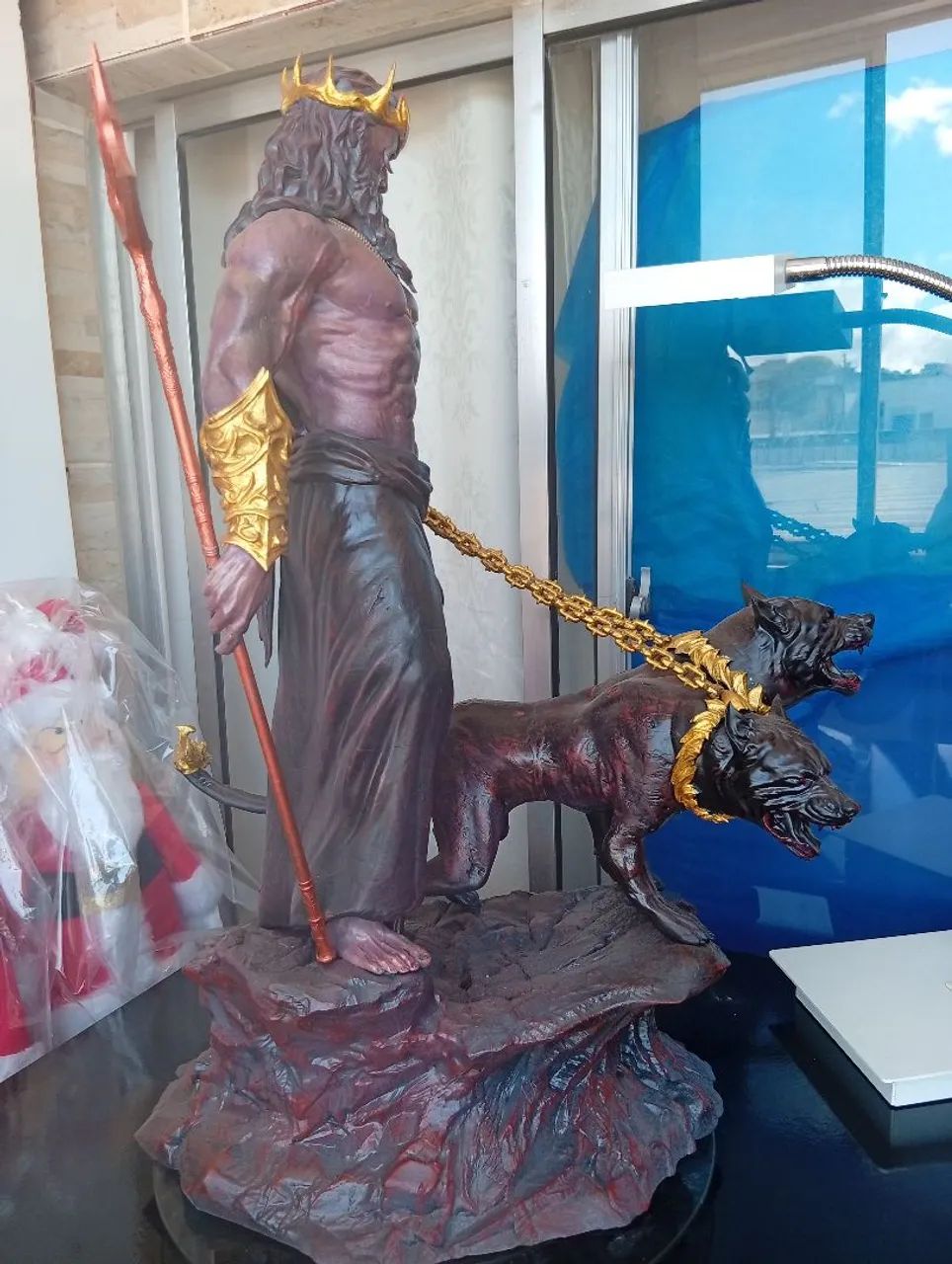 Hades 60 cm em resina 3D realista  - Foto 5