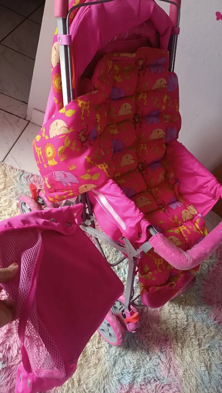 Carrinho de bebe 4 rodas - Foto 5