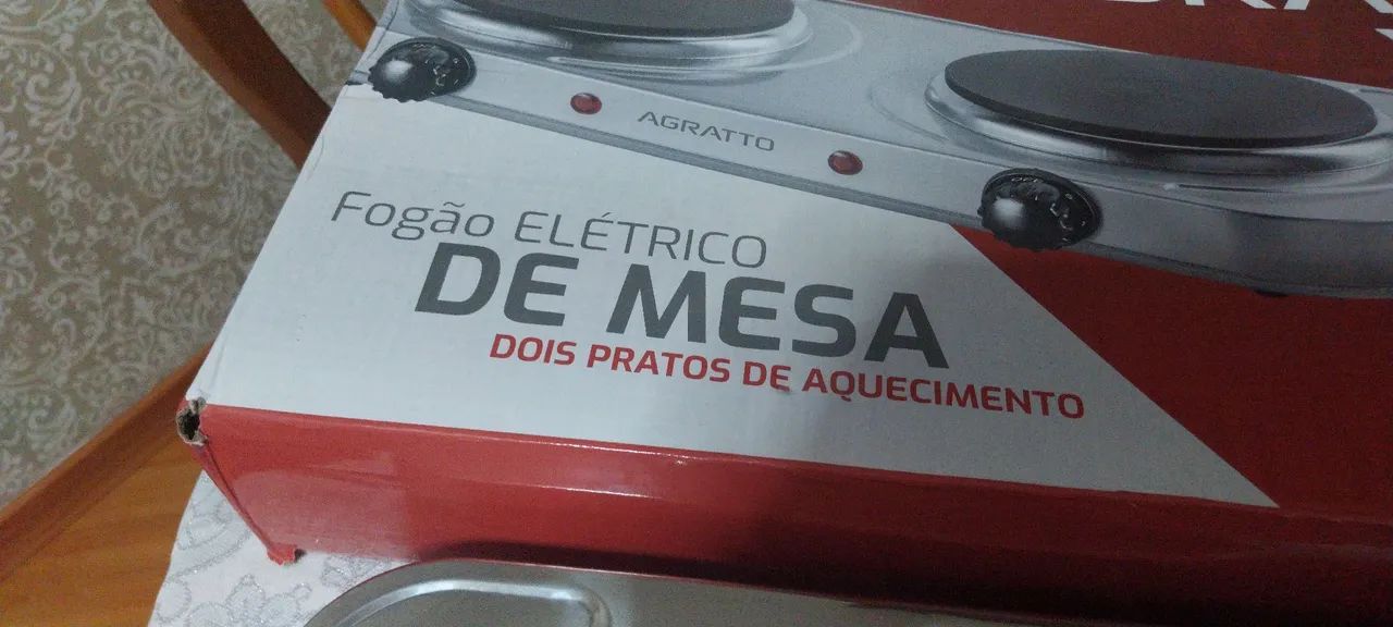 Fogão elétrico de mesa