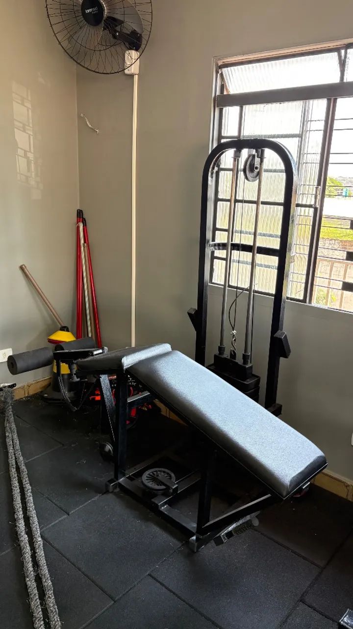 MESA FLEXORA COM TORRE DE PESOS - Foto 3