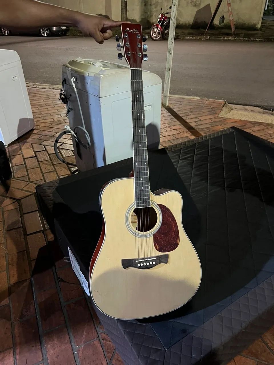 Violão memphis tagima elétrico de aço MD18 bem conservado   - Foto 5