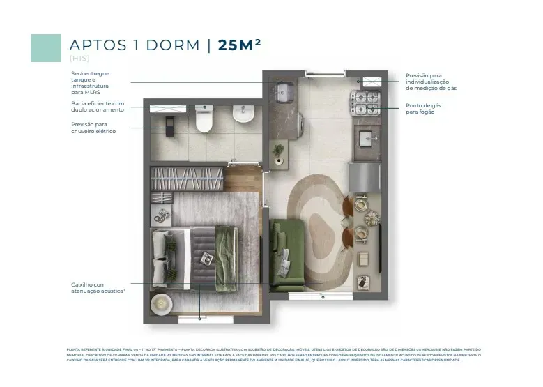 PLANTA 25m²