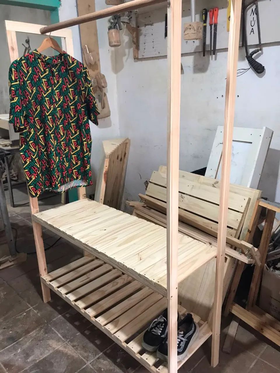 Roupeiro de pinus - Foto 4
