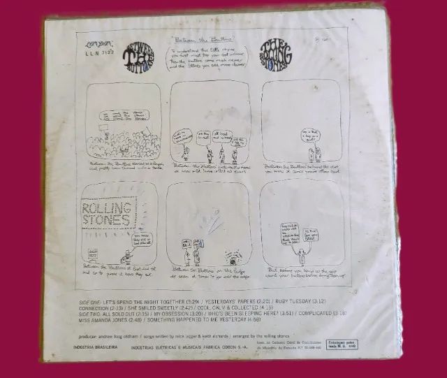 LP Vinil   THE ROLLING STONES - "Between The  Buttons" - 1967 ODEON  - Foto 5