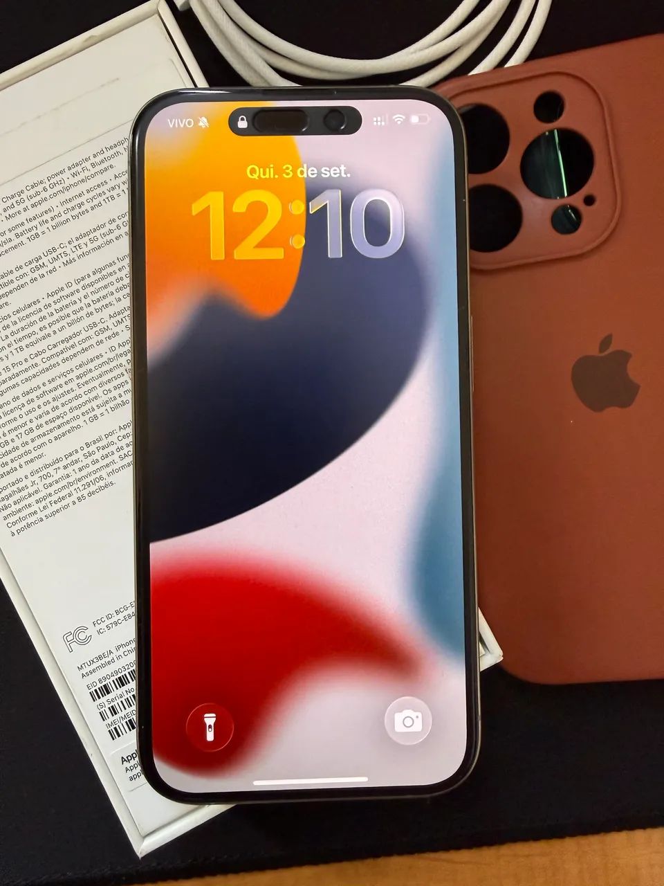 iPhone 15 Pro 128Gb Titanium com NF sem detalhes - Foto 3