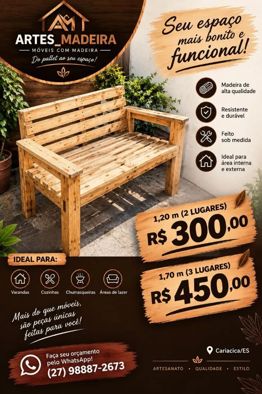 Bancos e namoradeiras  - Foto 3