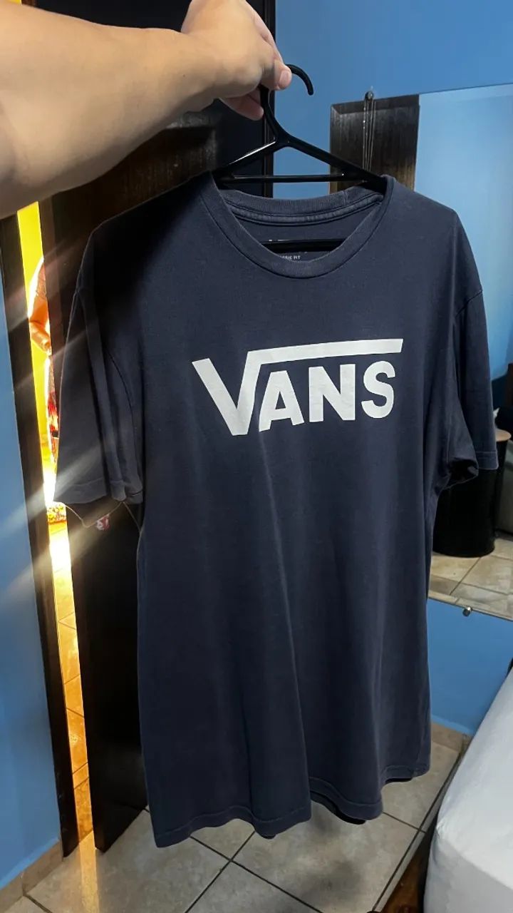 Camiseta Vans Cinza/Azul - Foto 2