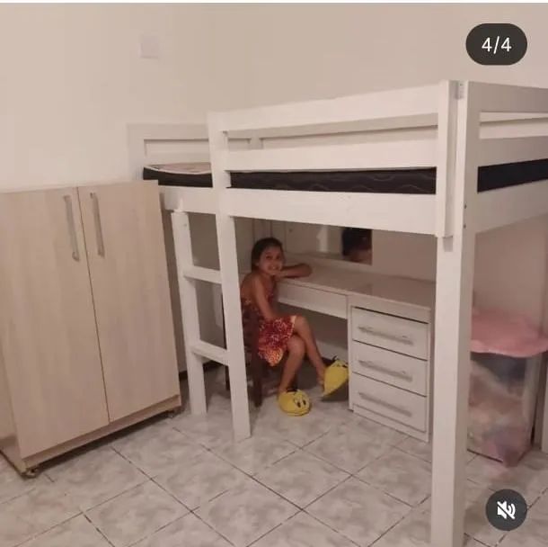 Cama solteiro com escorregador  - Foto 2