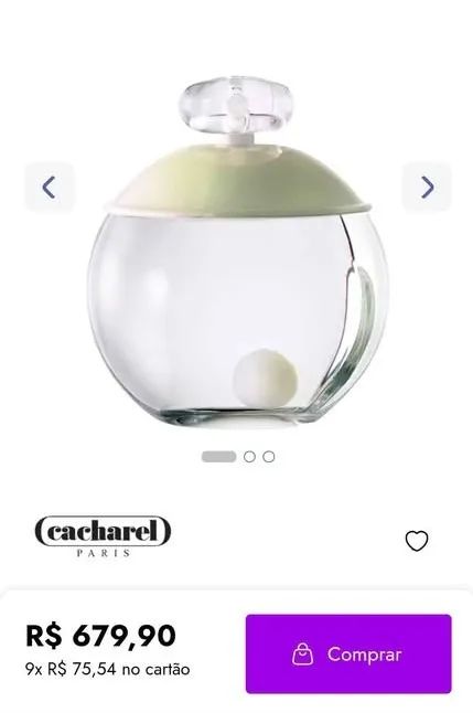 Perfume original Noah Cacharel - Com selo de autenticidade - Praticamente cheio - Foto 4