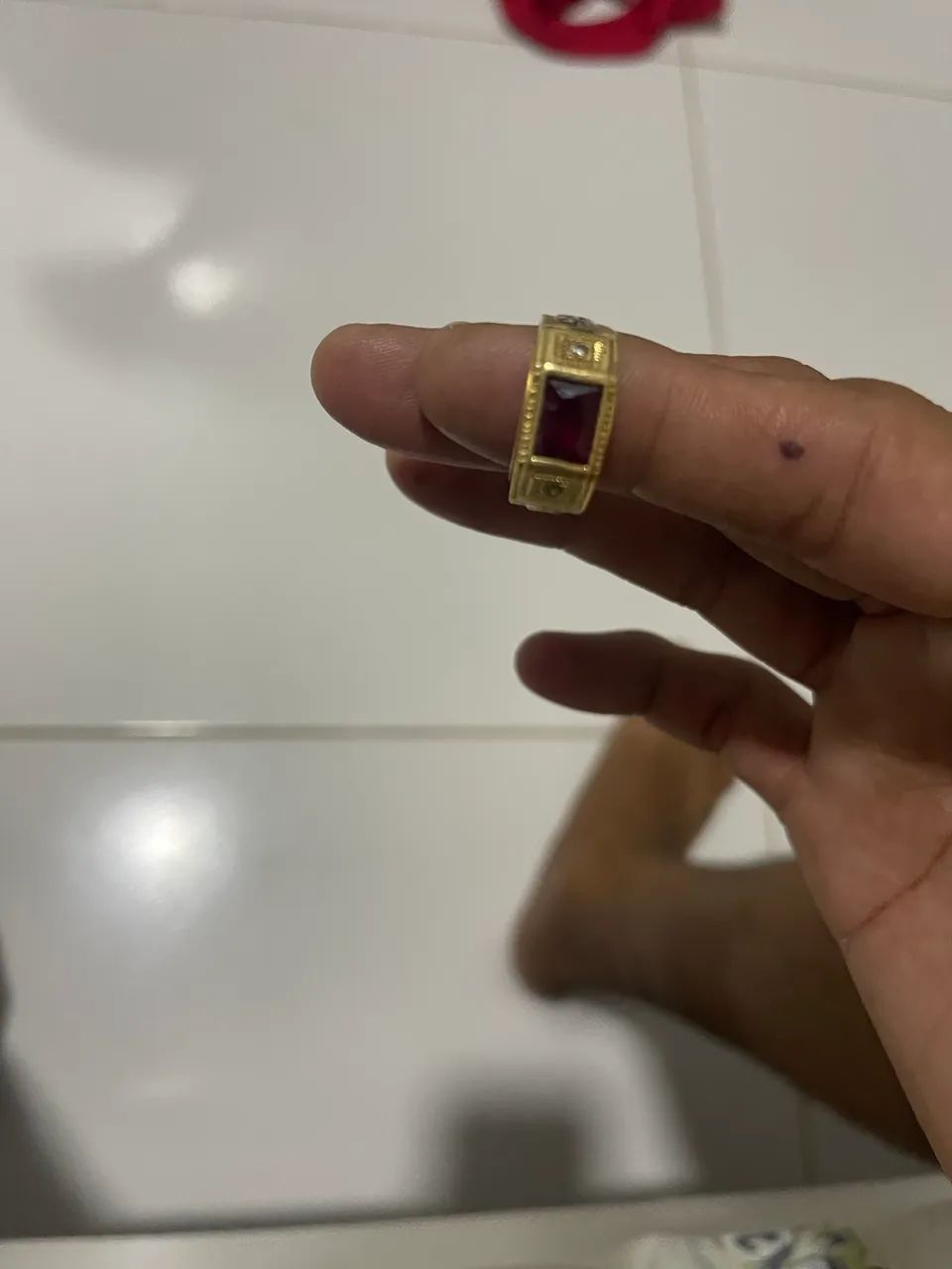 Anel de formatura em ouro - Foto 3