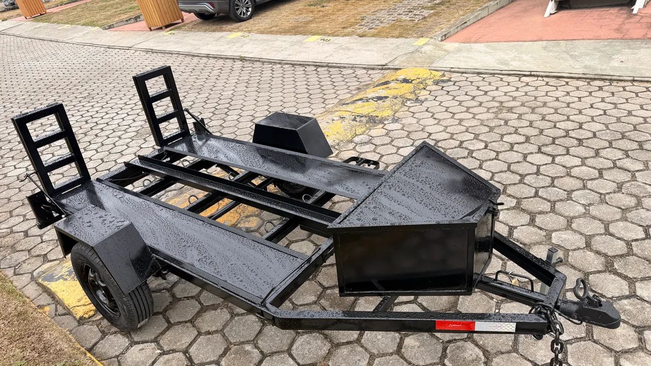 Carroça para quadriciclo emplacada,pronta pra uso. - Foto 2