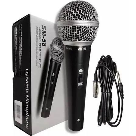 Microfone profissional SM58 com fio-frete grátis