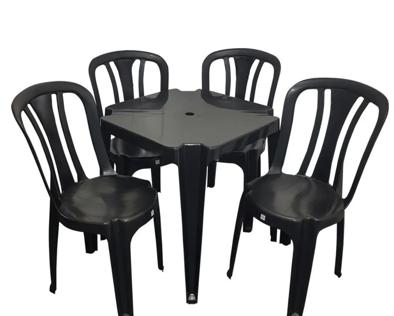 Jogo de Mesa cor preta (2 jogos)