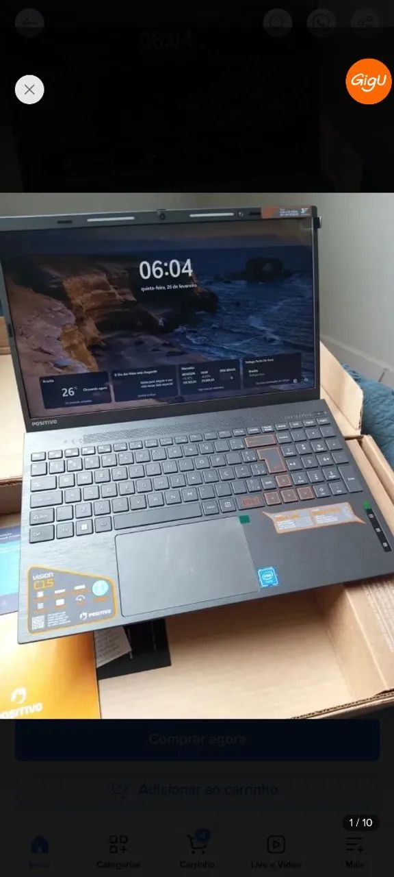Notebook positivo 