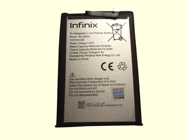 bateria original modelo bl-49gx infinix hot 11s