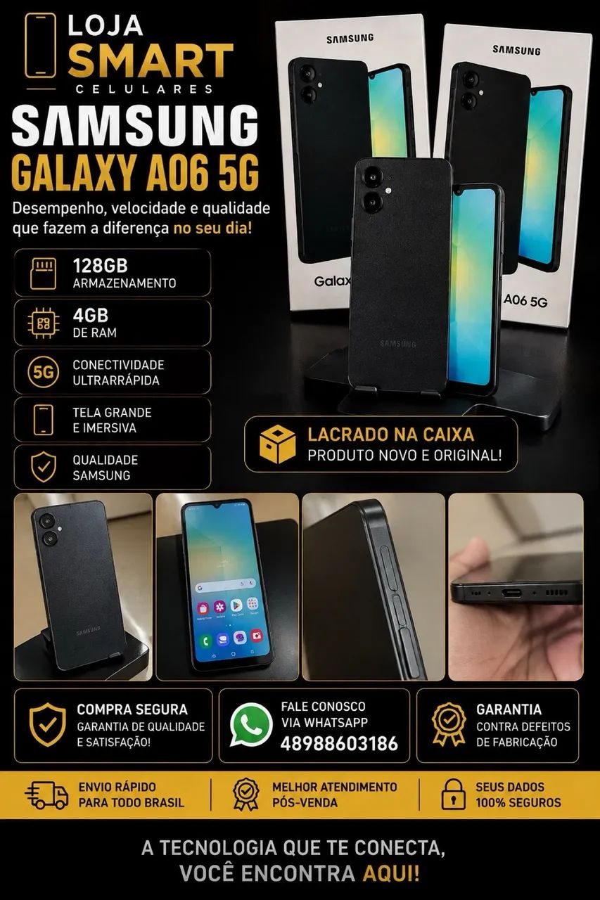 Celular novo, lacrado 2 unidades