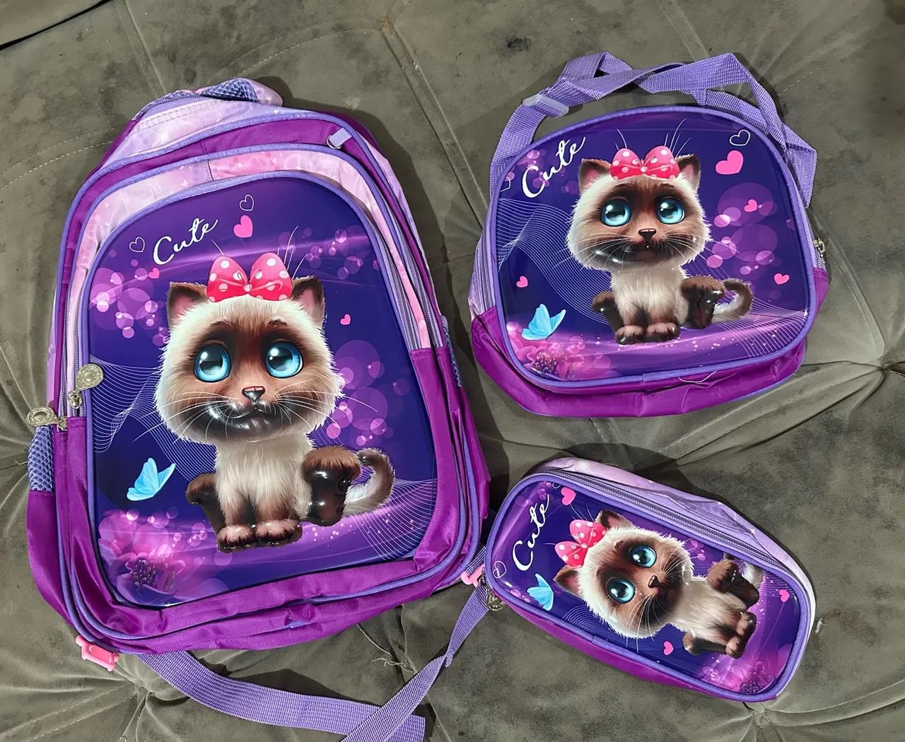 Conjunto Mochila - Merendeira - Estojo
