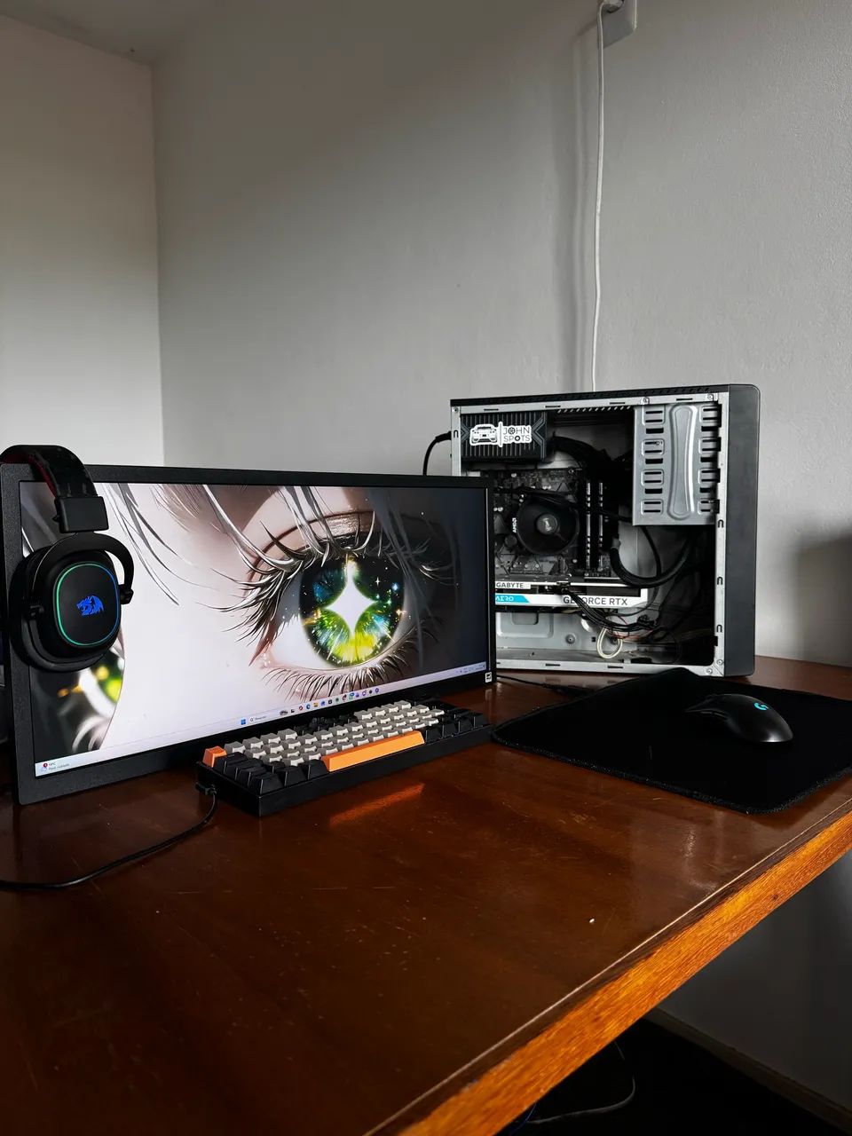  Setup Gamer Completo RTX 4060 AERO | Ryzen 5 | 32GB RAM | LG UltraWide | Logitech G Pro - Foto 2