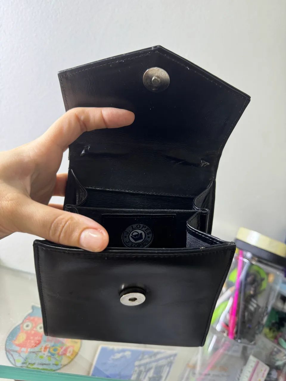 Bolsa mão couro legítimo - Foto 3