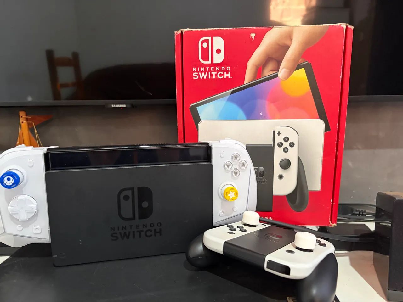 Nintendo Switch Oled Desbloq. 256gb - Foto 5